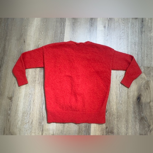 Madewell Vibrant Red Button-Up Cardigan 🍁🥮🍂 - Picture 8 of 8